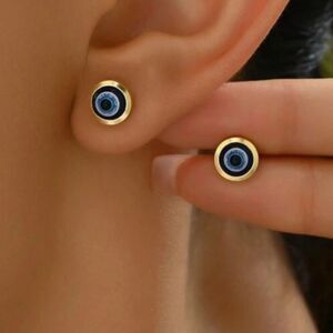 3for$20 1 Pair Of Fashionable And Simple All-Match Cute Eye & Turquoise